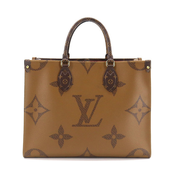 Louis Vuitton Giant Monogram Onthego MM 2 Way Tote Shoulder Bag - Picture 2 of 8